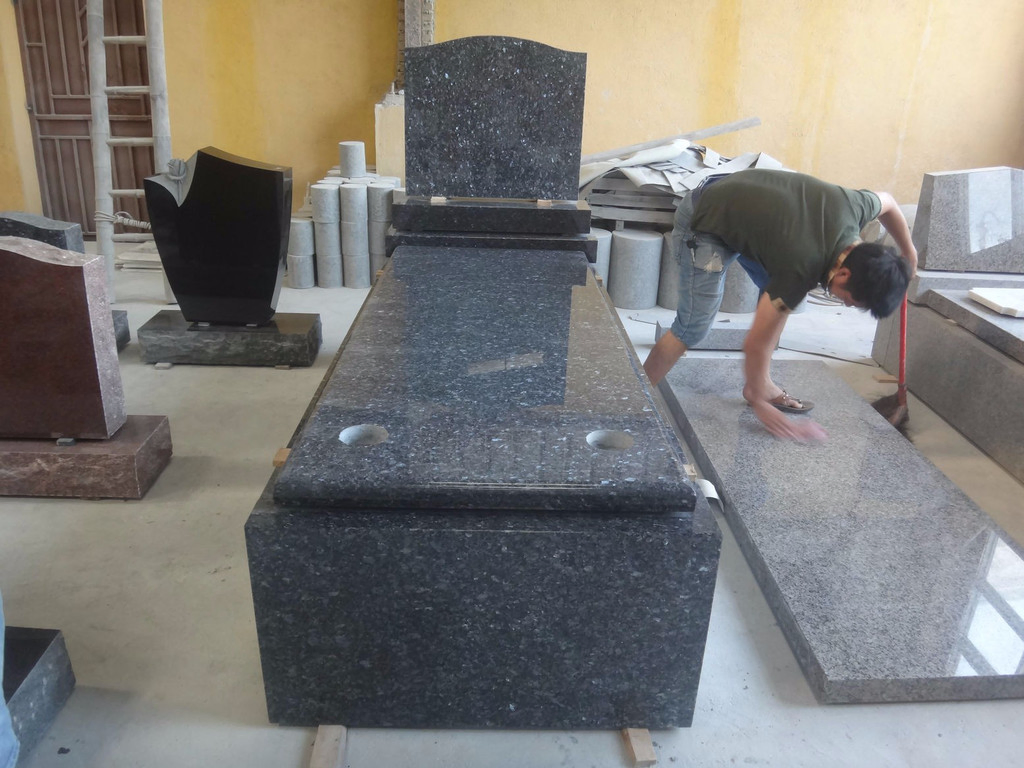 Graveside Stone Monuments Cemetery Memorial Headstone Angel Cameo Granite Tombstone