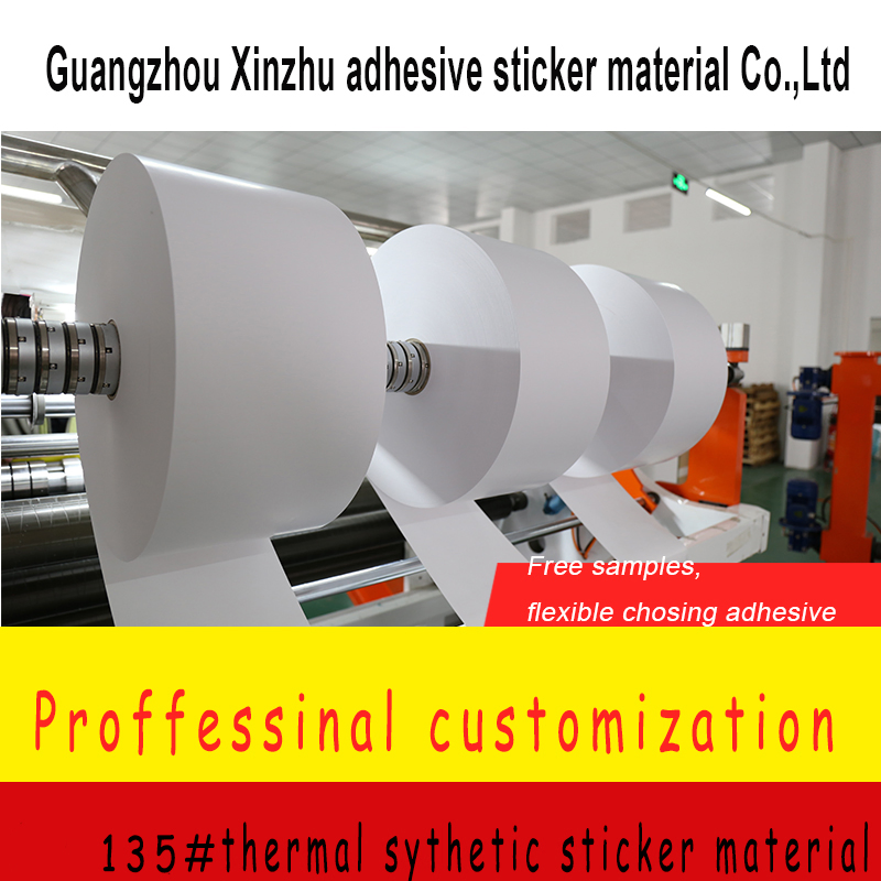 135# Thermal Sythetic Sticker Label Material Xzrm-83135h