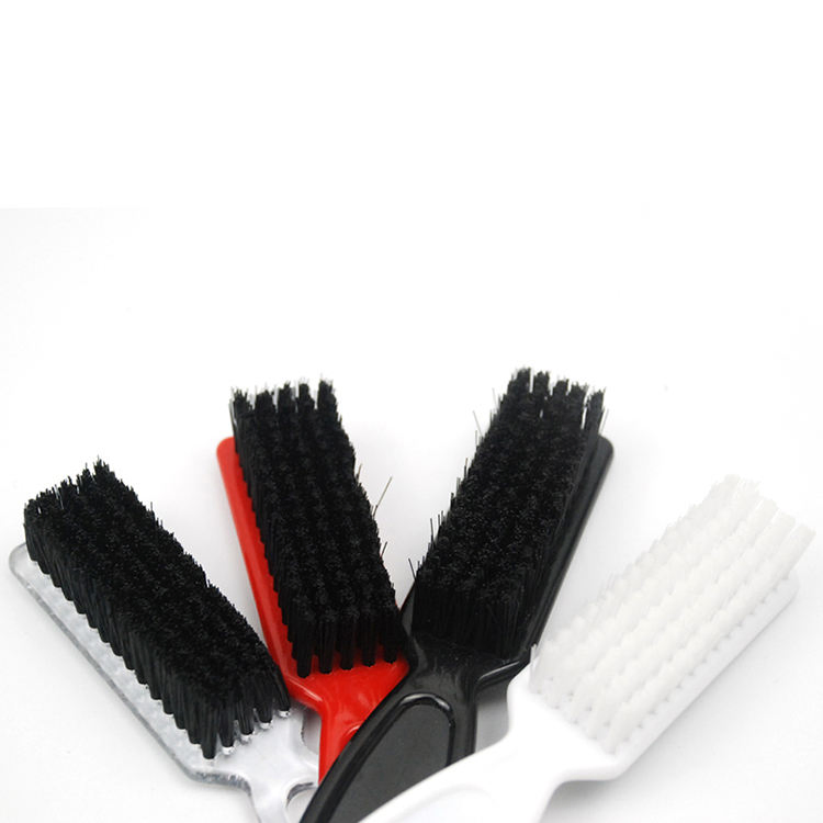 Removal Black Private Label Duster Shave Vegan Mens Barber Neck Paddle Custom Beard Brush