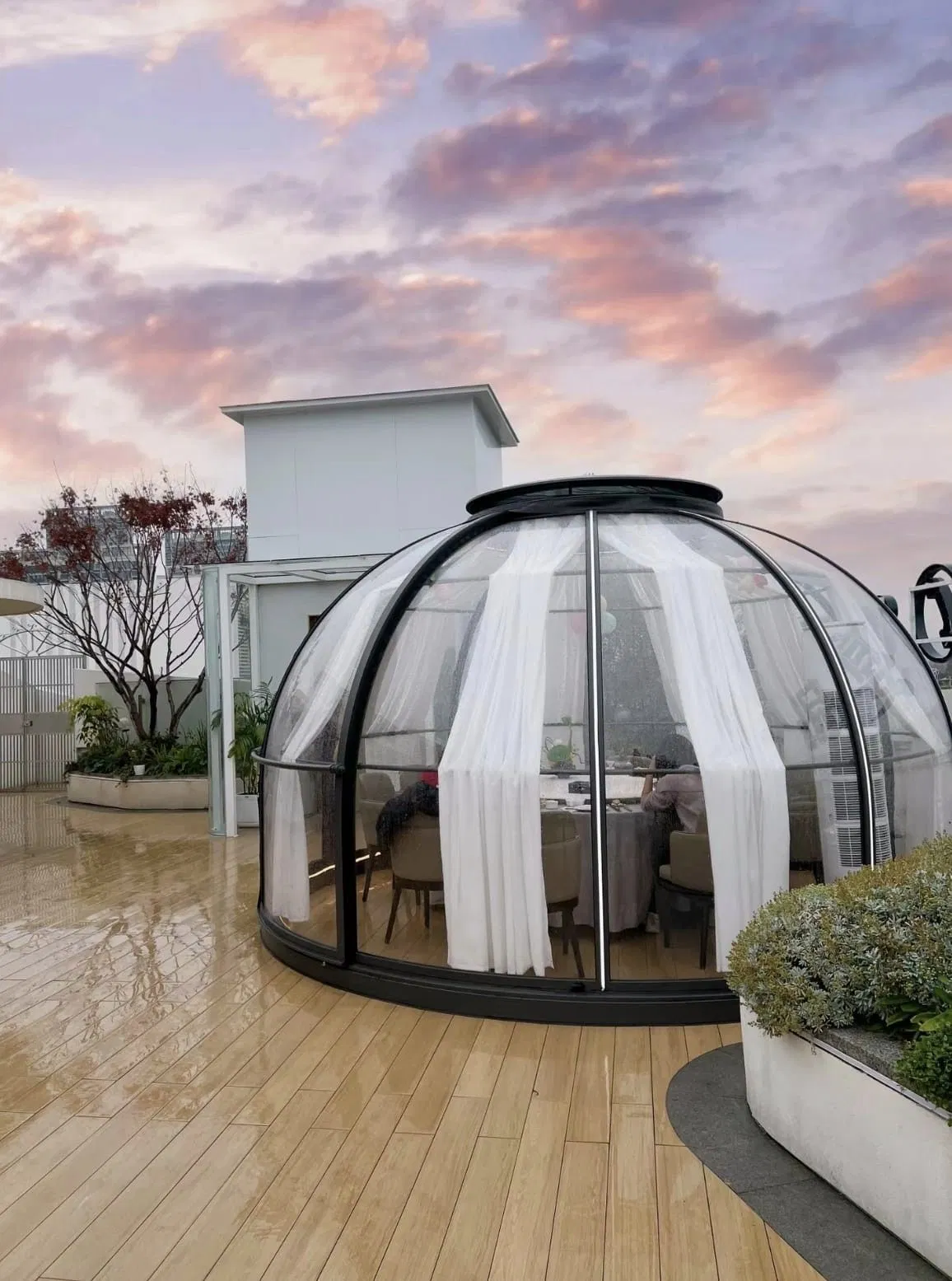 New Product Clamping House Transparent Prefab Dome Bubble Tent Star Room