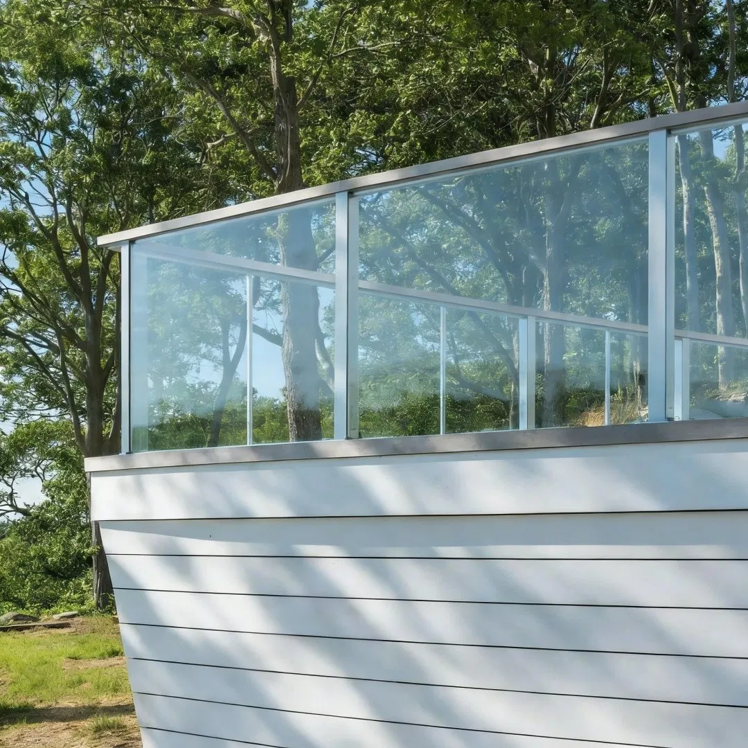 Glass Railing Easy Installation Adjustable Stainless Steel Tubular Handrail