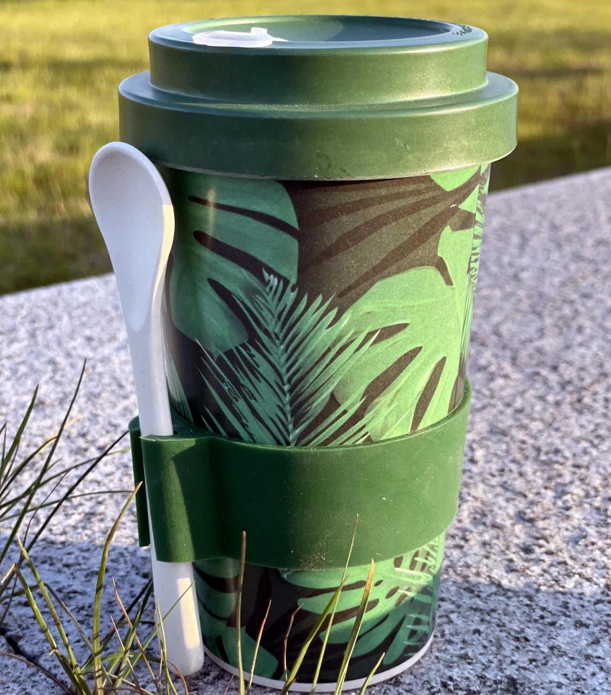 Coffee Cup/ High Quality Mugs Bamboo Fiber Reusable Bamboo Coffee Cup/450ml