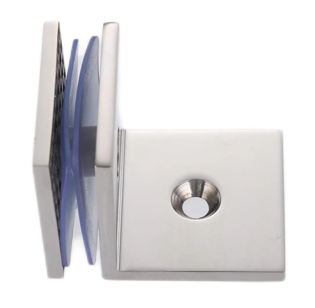 Bathroom Shower Enclosure Hardware Patch Fitting Heavy Duty Wall-Mount Glass Clamp