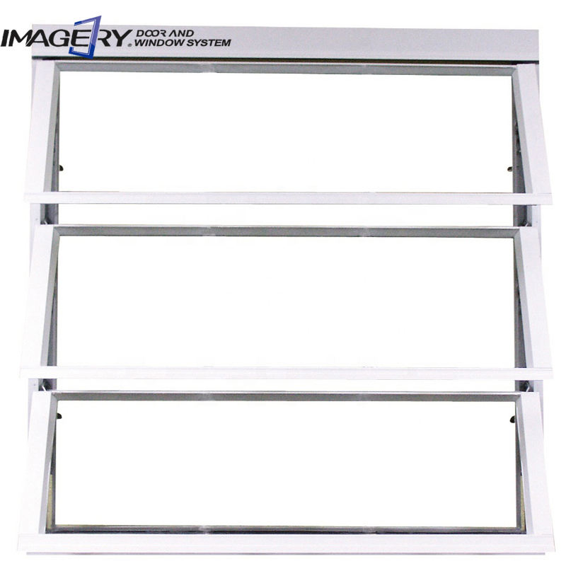 Modern Customized Vertical Aluminium Framed Glass Shutter Louver Jalousie Window New Design for Residential Use