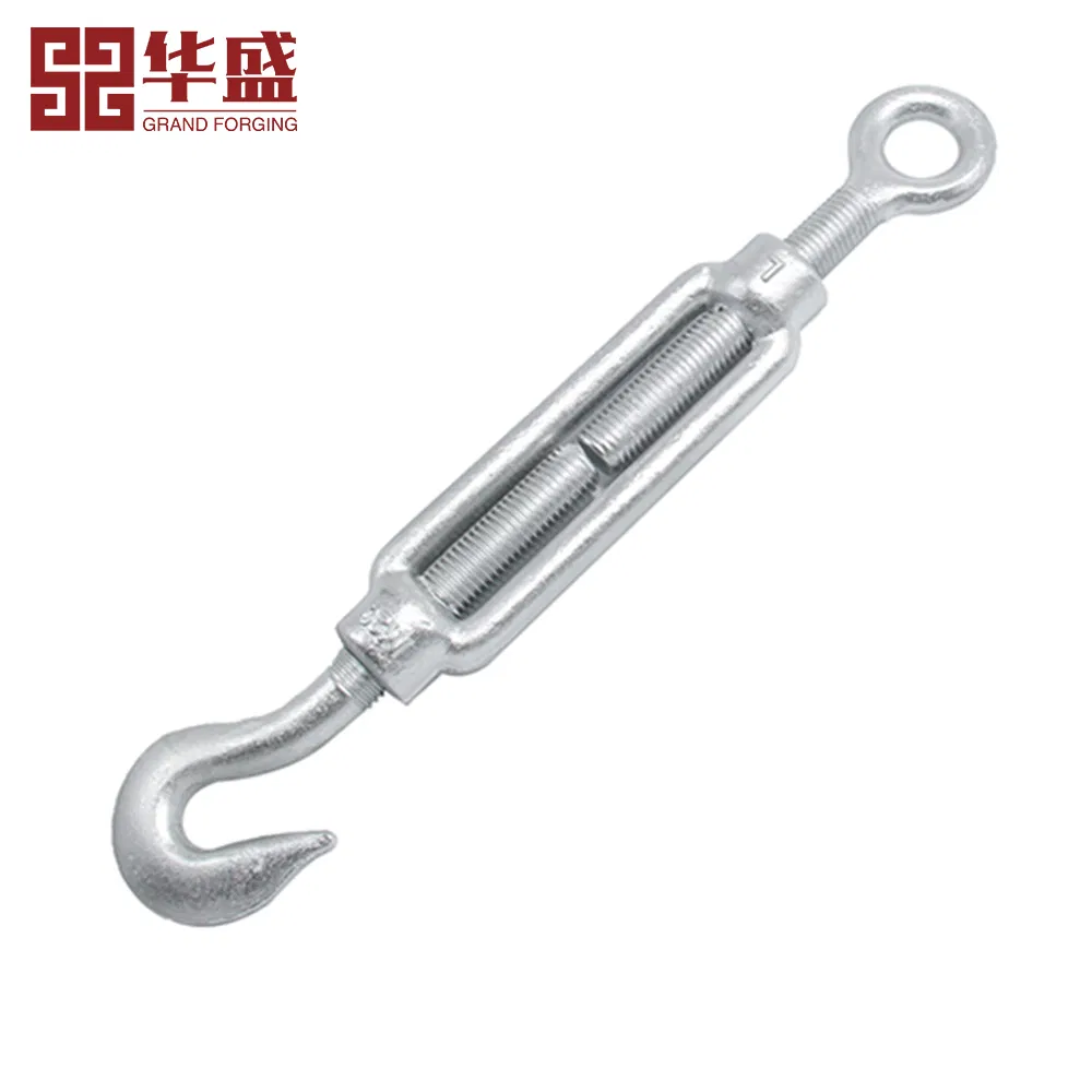 Drop Forged Galvanized Steel Wire Rope Turnbuckle