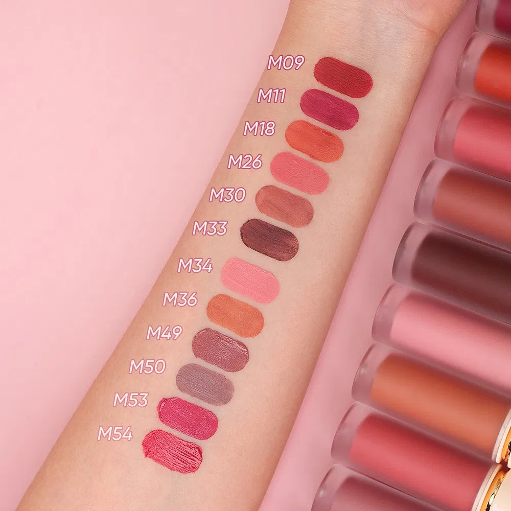 Vegan Waterproof Long Lasting Lip Stick Custom Lip Gloss Matte Liquid Lipstick