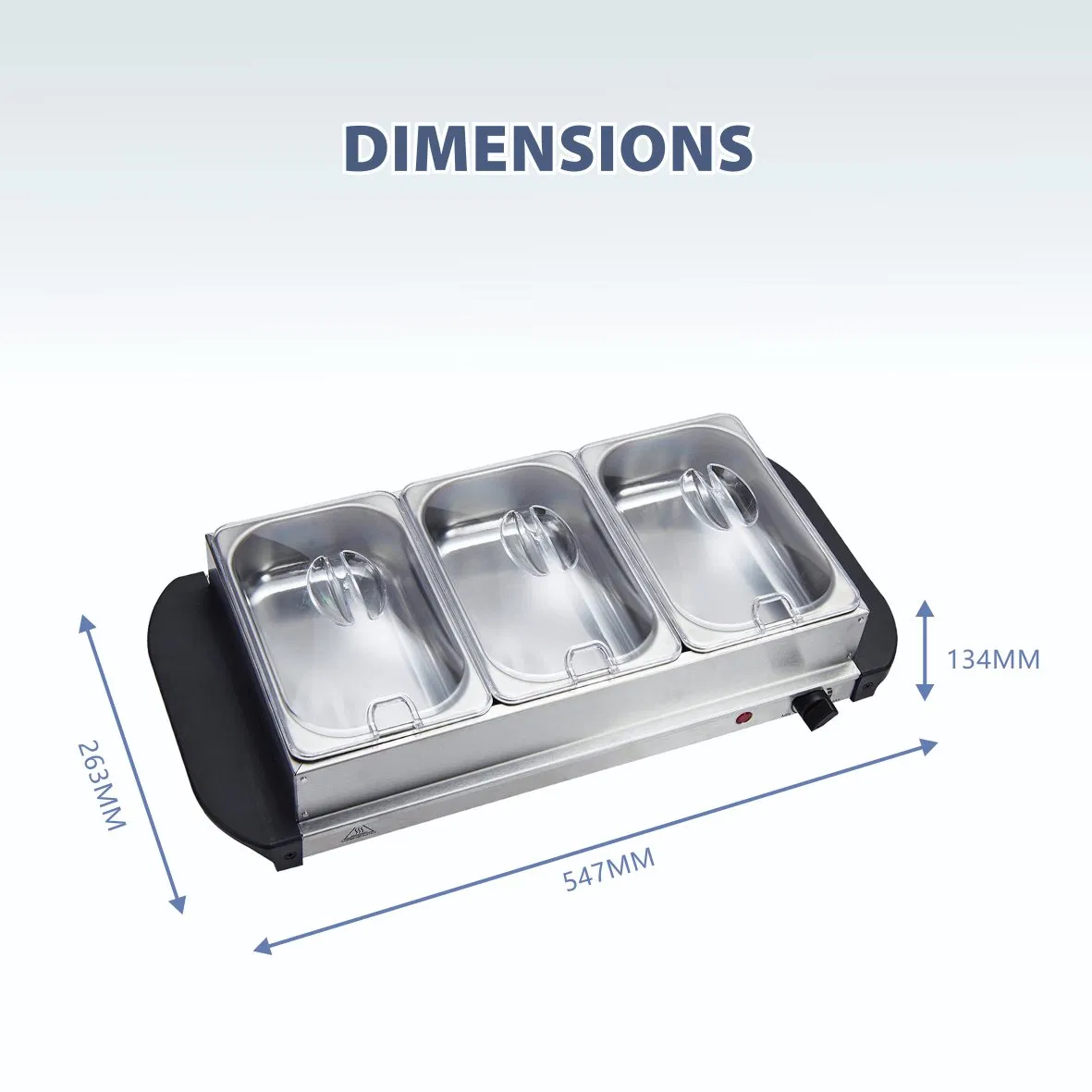 Economy Chafer Foldable Food Warmer Stackable Stainless Steel Chafing Dish Buffet