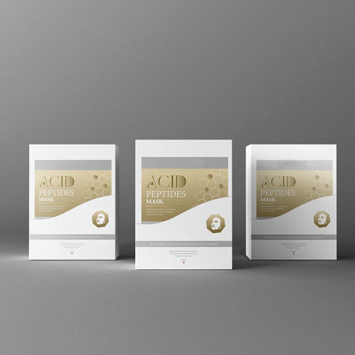 Custom Logo Facial Whitening Hydrating Acid Peptides Repair Facial Mask for Face