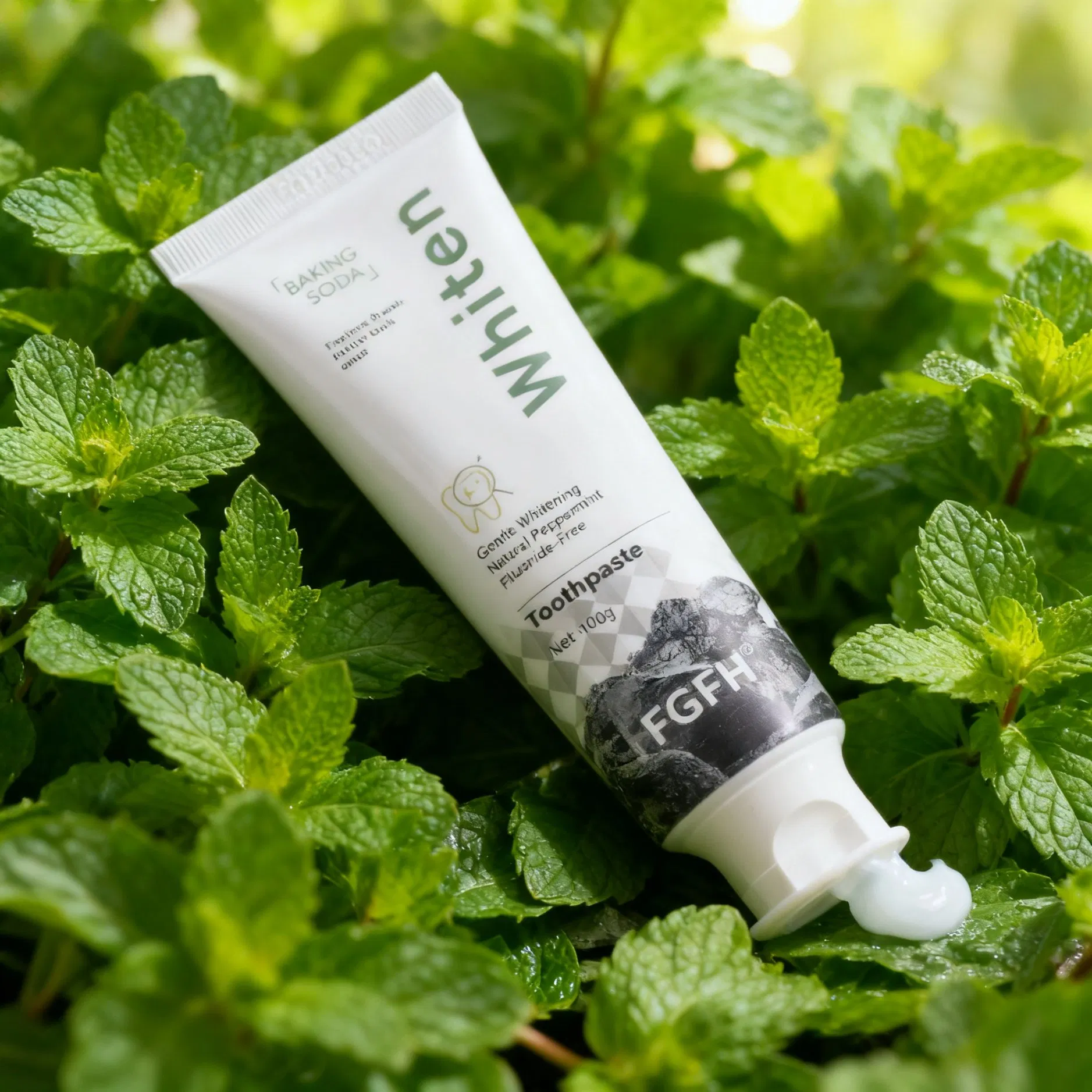 Отбеливающая зубная паста FGFH без фтора