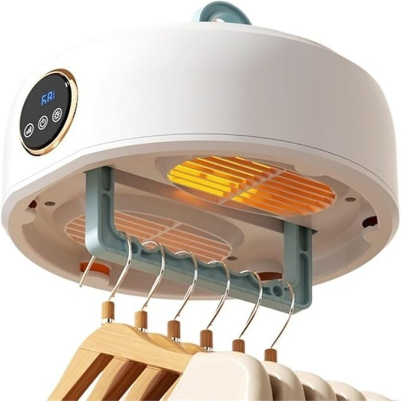 Portable Clothes Dryer Multifunctional Drier Machine Quiet Operation 600W Small Dryer Machine Deep Cleaning Travel Clothes Dryer