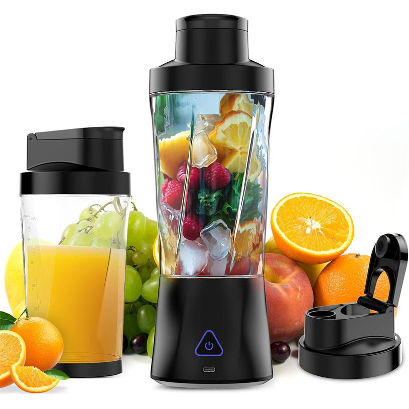Ebay Amazon New Product Portable 360W High Power Cordless Juice Machine 6000mAh Battery Tritan Juicer