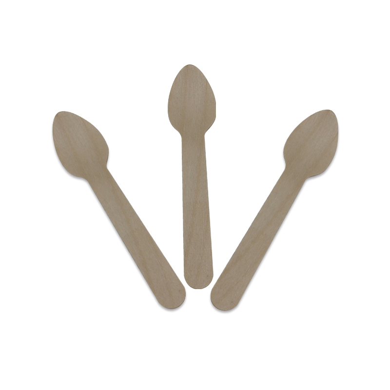 Camping Tableware Wholesale Disposable Wooden Spoon Fork Knife
