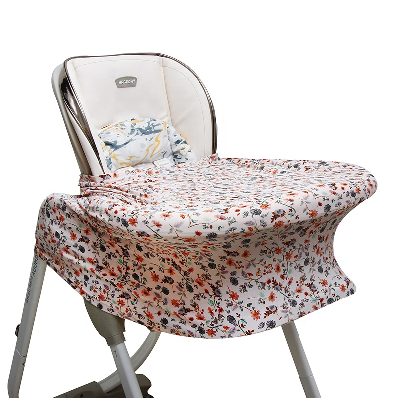 The Second New Pattern Elastic Rayon with Spandex Material Baby Nursing Cover Nursing Baby Car Seat Cover