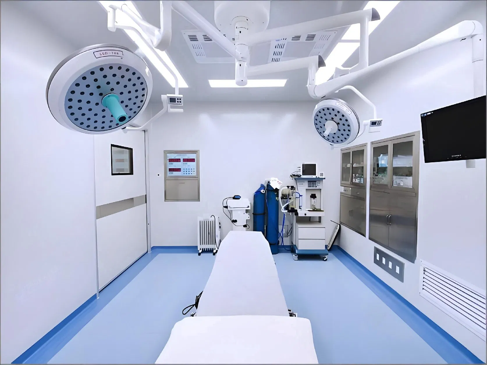 Hygienic Flooring All-Climate Hypoallergenic Low-Noise Quick Assembly Ot Surgery Modular Room