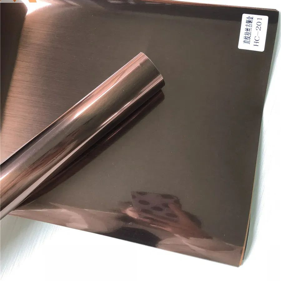 Glossy/Matte Decorative PVC Film with Metallic Color Wall Panel