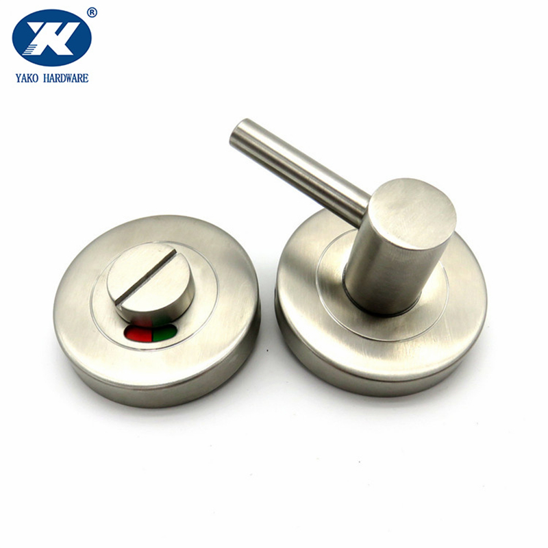 Toilet Partition Hardware Rustproof Durable Hotel Turn Knob Indicator Wc Toilet Bathroom Airport Stainless Steel Door Lock