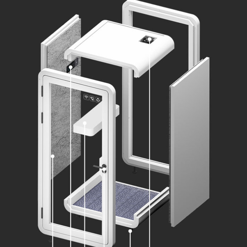 Soundproof Cabin for Private Calls and Video Conferences in The Office
