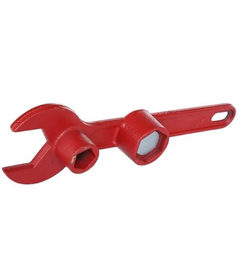 Red Safety Fire Protection Construction Site Wrench