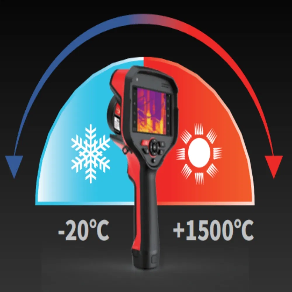 -20° C to 650° C Range ± 2% Accuracy Trend Recording Function Multi-Application Thermal Camera