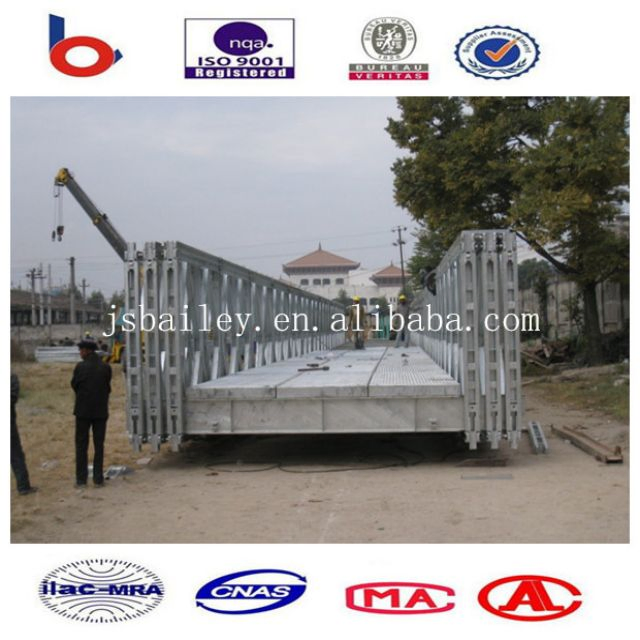 Prefabricated Modern Design Steel Structure Bailey Suspension Bridge Components