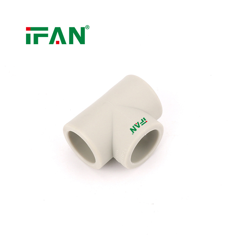Ifanpro OEM ODM All Type PPR Pipe Fitting Plumbing System Tee Connector Fitting PPR