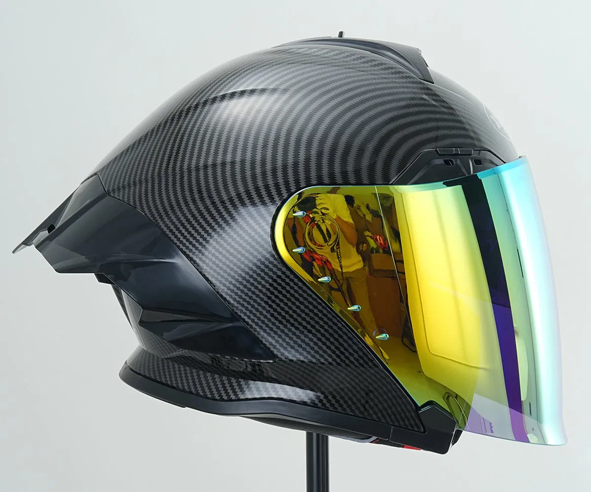 DOT Approved Dual Visor Open-Face/Full-Face Motorcycle Helmet