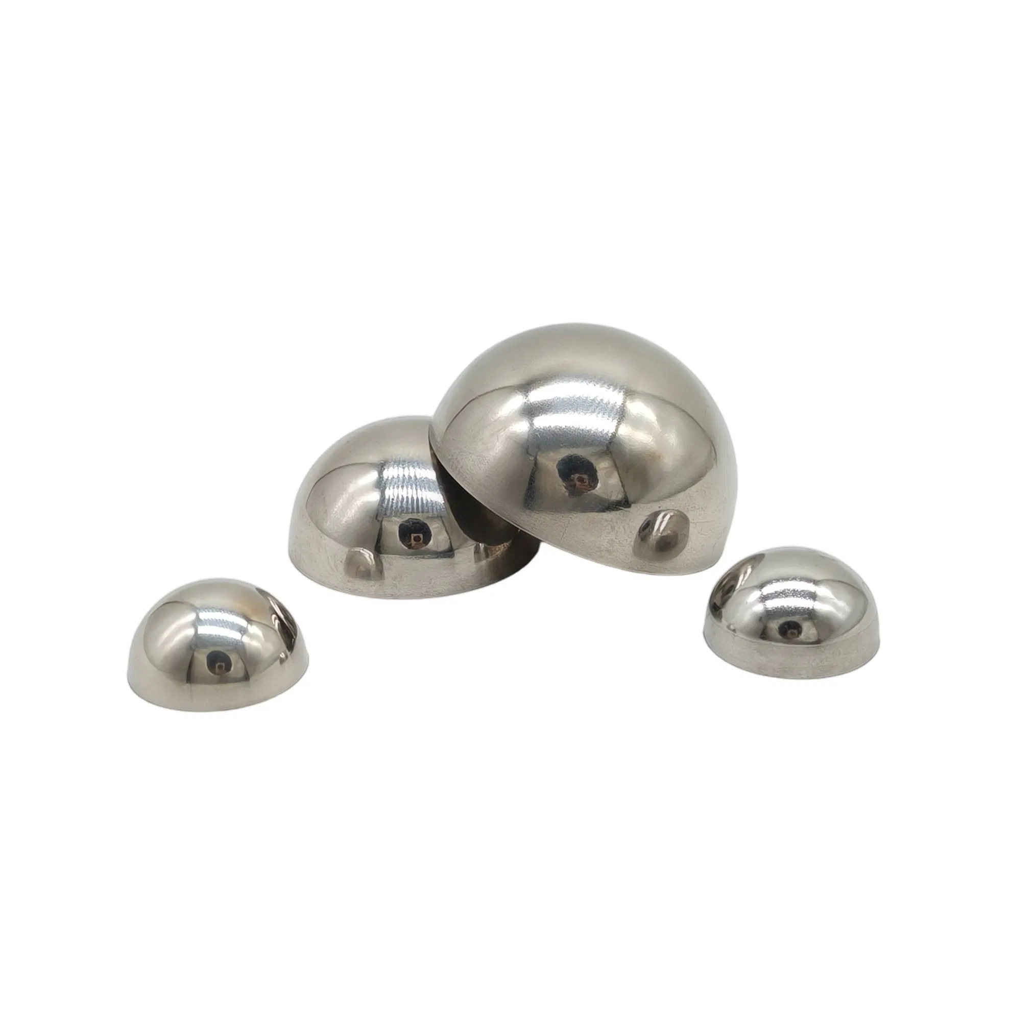 Shiny Stainless Steel Half Sphere for Luxury Hotel Decoration Project