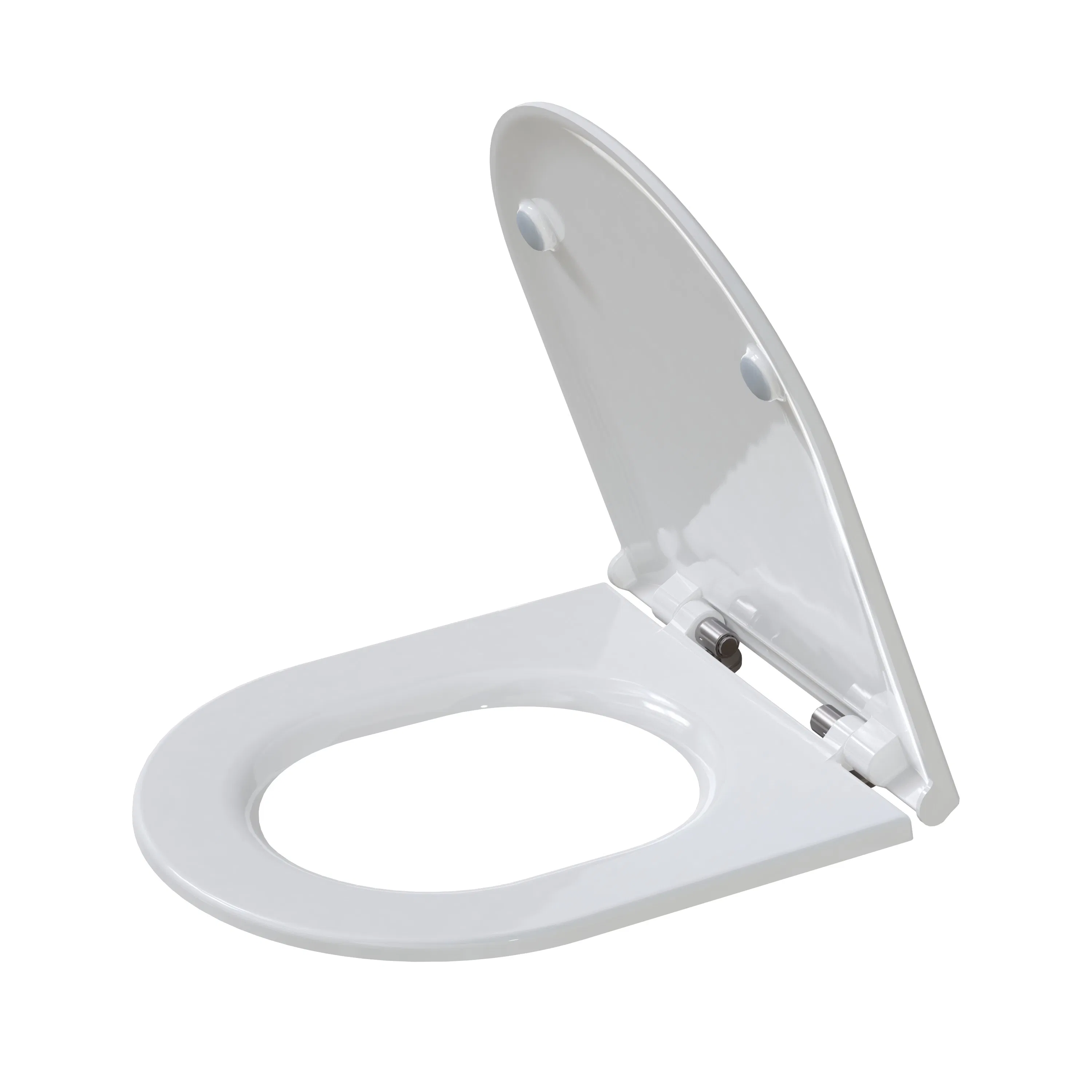 Sleek Slim D Shape Toilet Seat Cover for Modern Bathrooms
