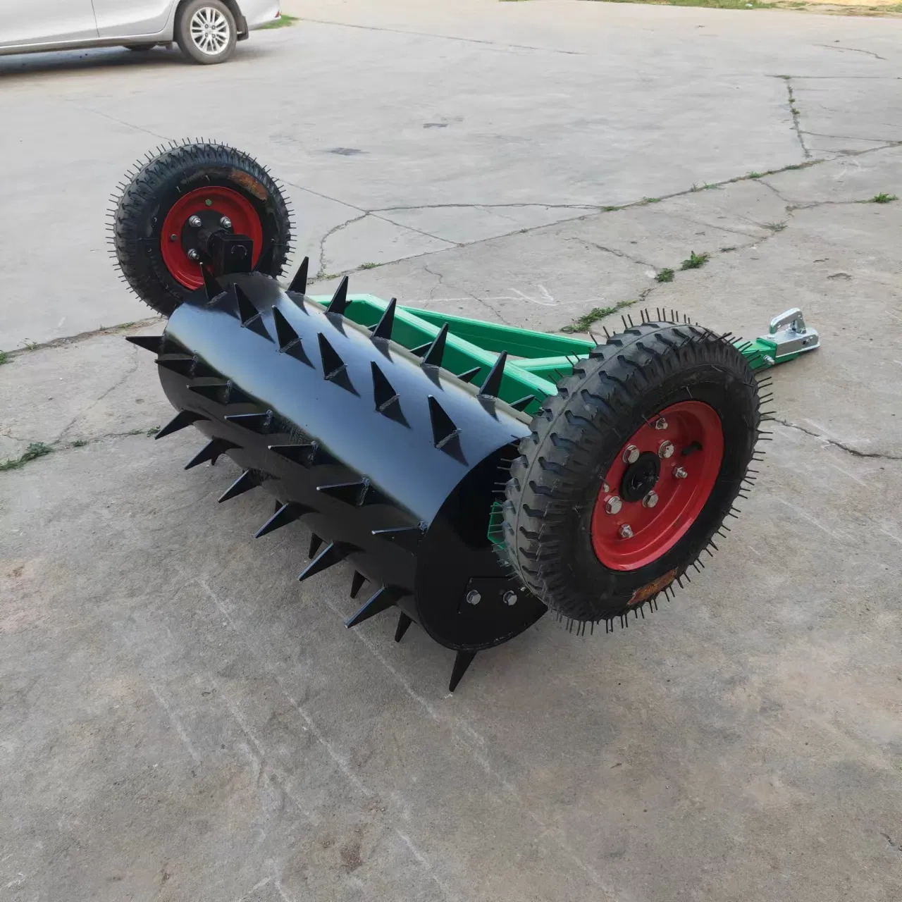 Lawn Spike Aerator Tow Behind Aerator with Wheels