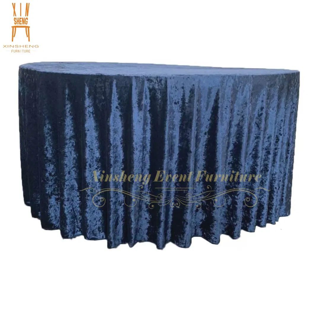 Hot Selling Velvet Fabric Table Cloth for Table for Dining Wedding Party Event Banquet
