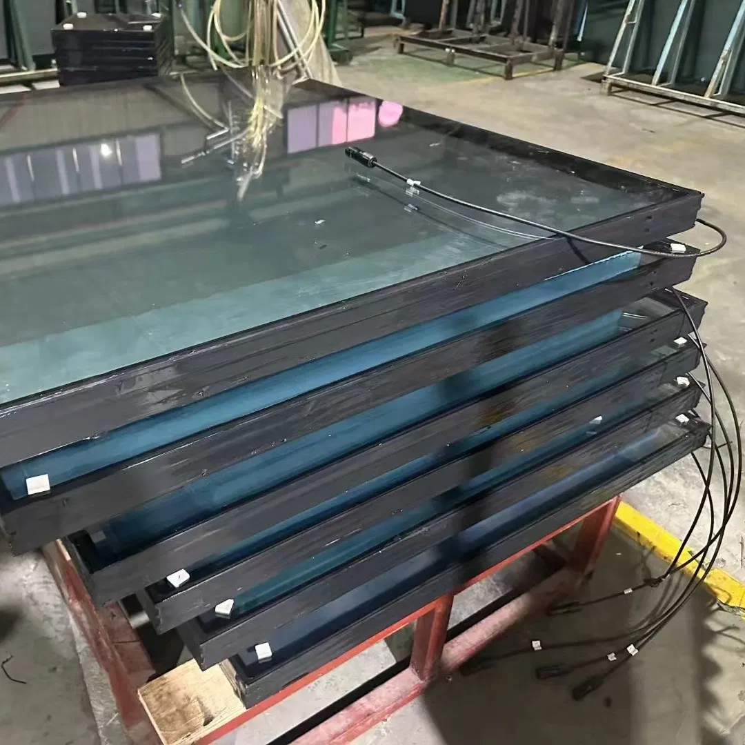 High Transmittance Tempered Transparent Clear Solar Glass Solid Solar Panel Laminated Glass Greenhouse Outdoor Building