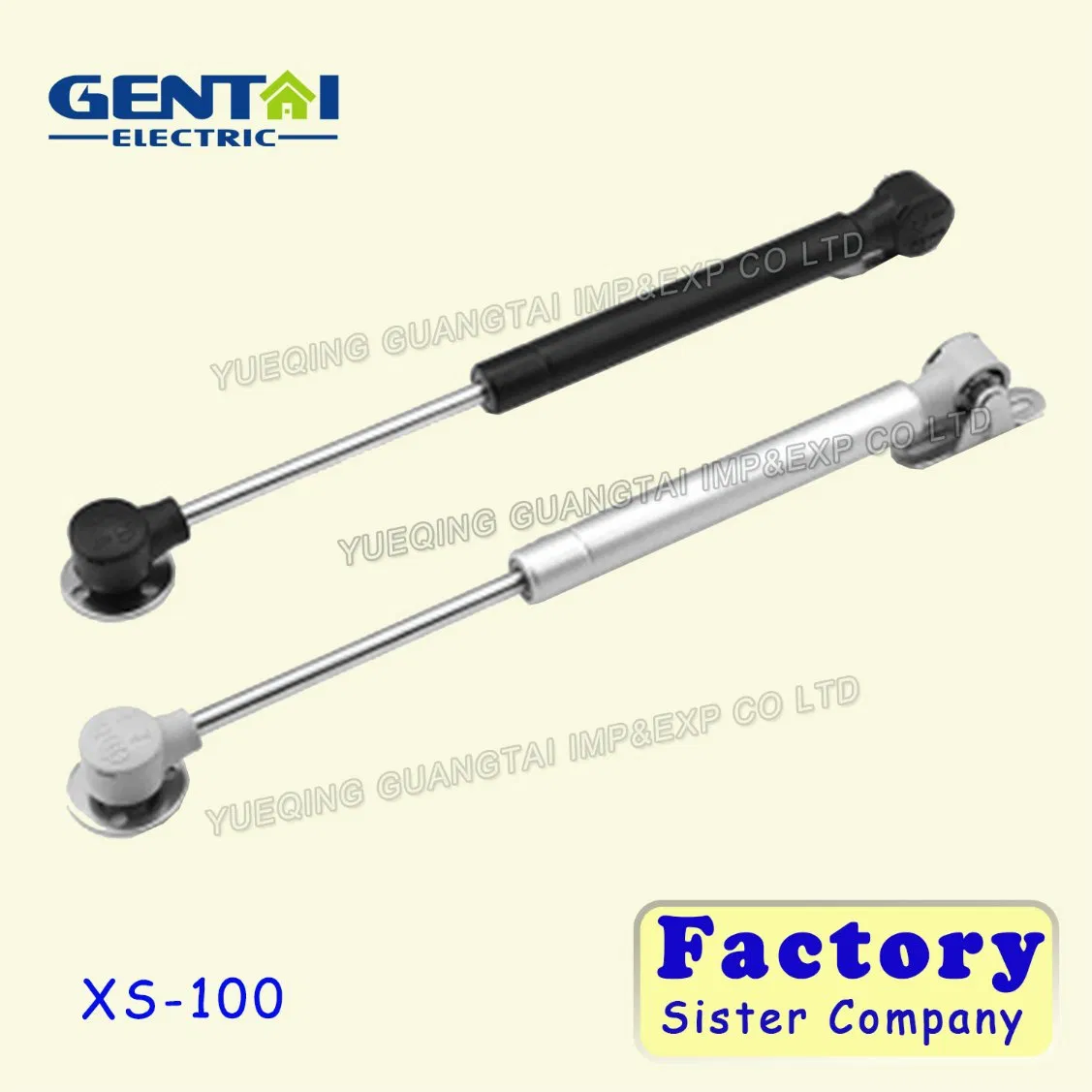 Adjustable Furniture Cabinet Door Hydraulic Gas Spring Support 60n 100n 120n