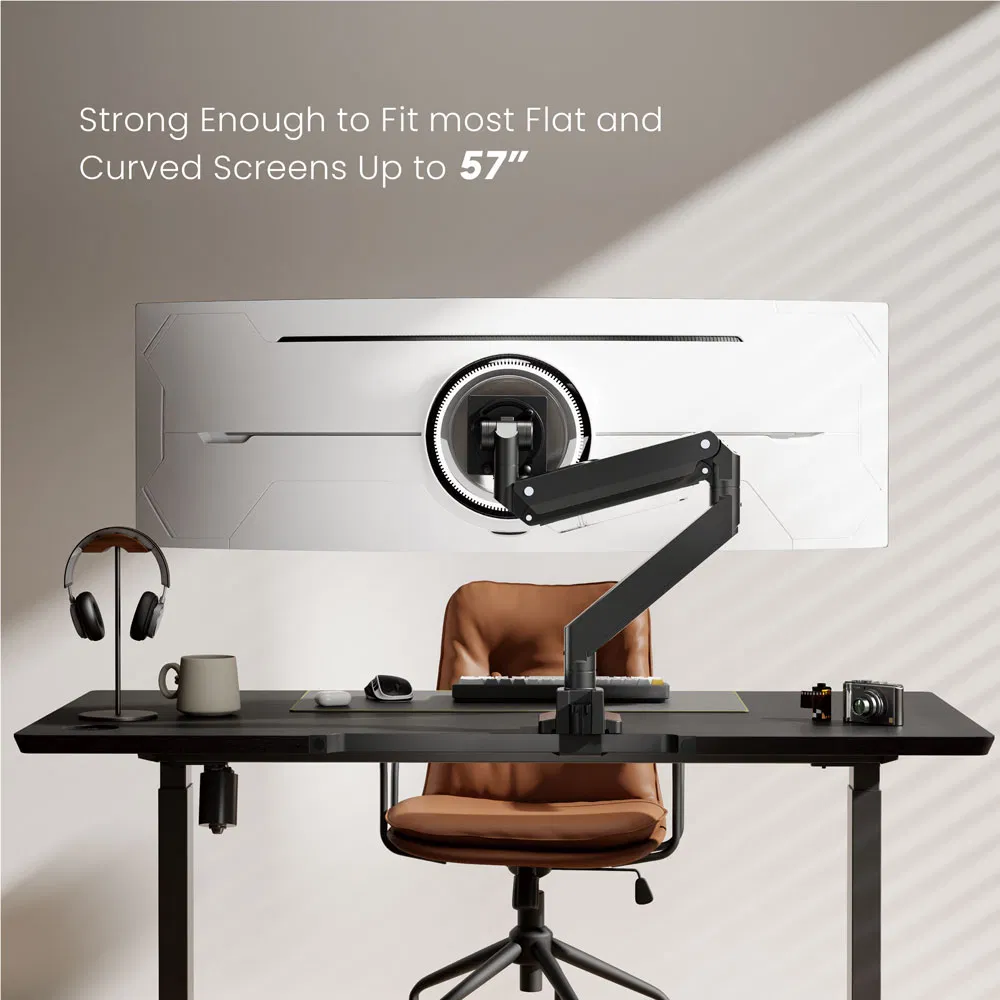 Кронштейн для монитора LUMI Ultrawide с газовой пружиной и USB