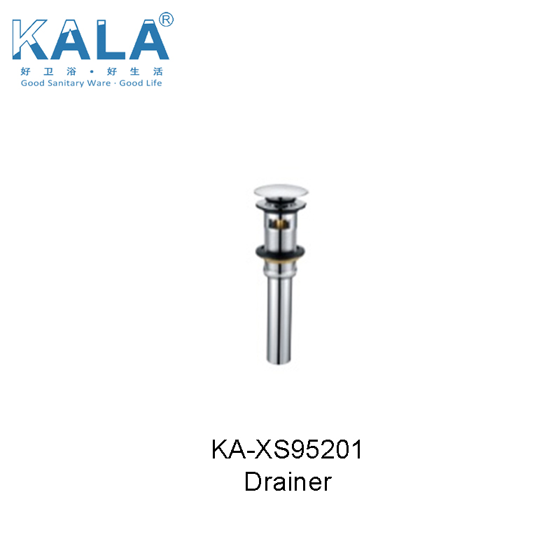 Kala Manufacture Brass Stainless Steel Brass Basin Drainer Waste Pop-up