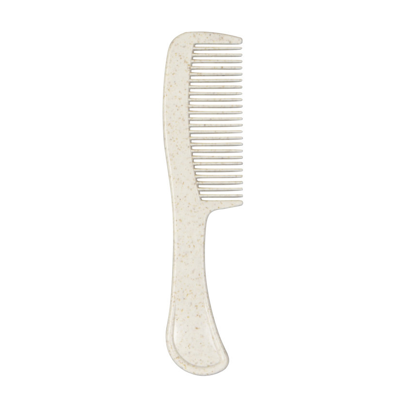 Wholesale Eco Friendly Hotel Foldable Short Wheat Straw Hair Comb