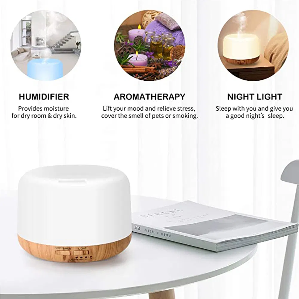 Remote Control Ultrasonic Cool Mist Humidifiers Aroma Diffuser