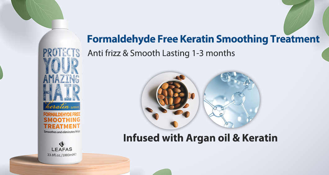 Private label Keratin Argan Oil Smoothing Treatment