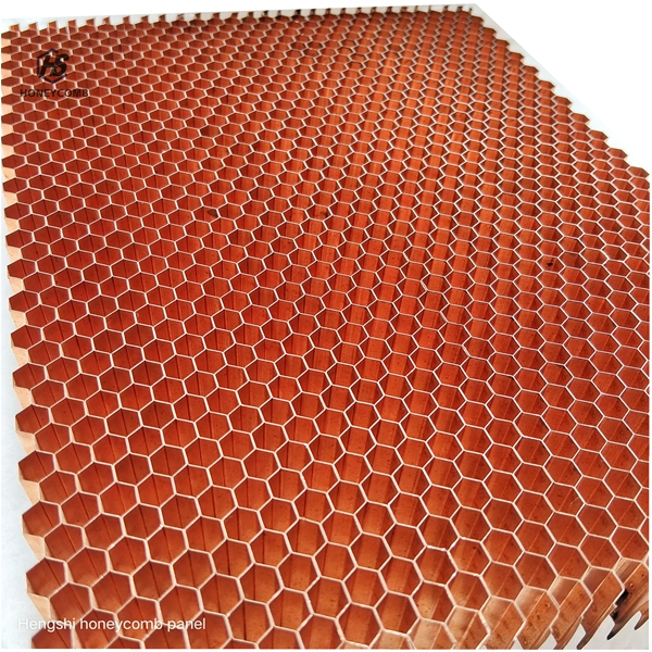 0.125″ Cell Size 3.2mm Copper Honeycomb Core Panel
