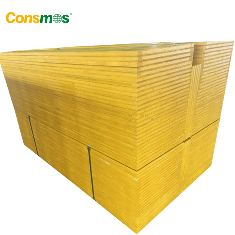 Wholesale Waterproof Three Layers Thick Board Panels 3 Ply Yellow Shuttering Panel for Construction Formwork