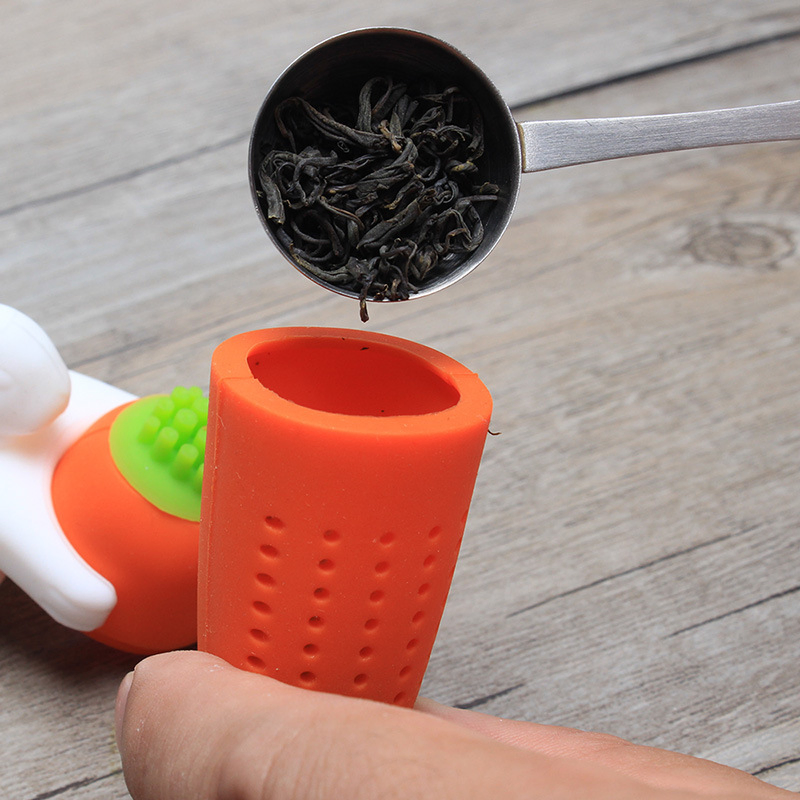 Cute Silicone Tea Infuser Loose Leaf Tea Strainer Steeper Tool Mi28613