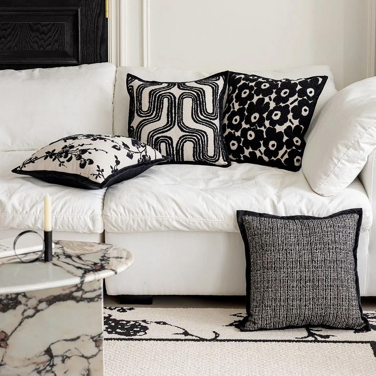 Home Textiles Embroidered Pillow Case Decorative Home Boho Cushion Cover Sofa Throw Pillows Jacquard Cushion Case
