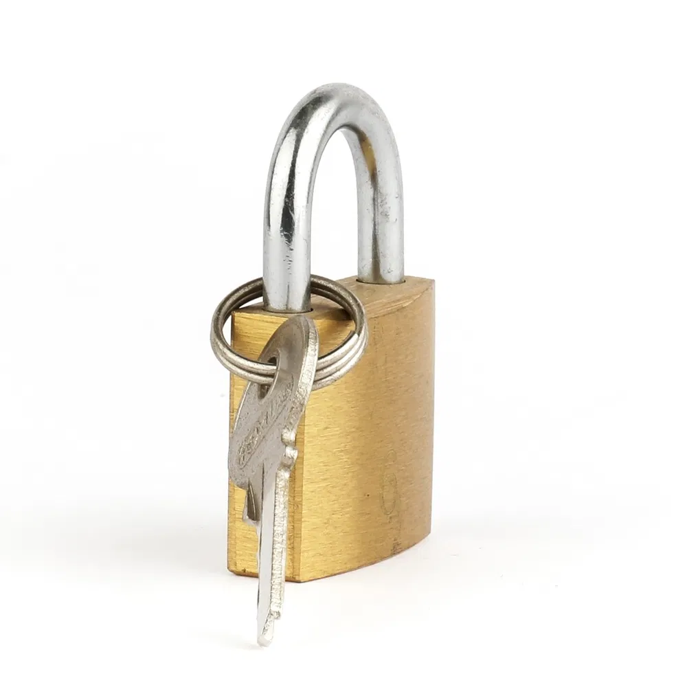Weatherproof 60mm 5-Pin Brass Long Shackle Padlock for Shed