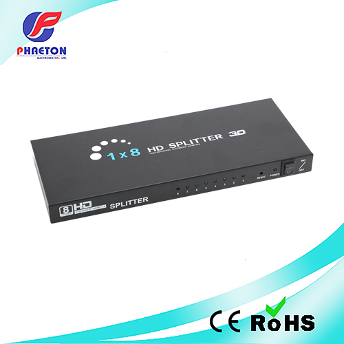 HDMI-сплиттер 1x8, 4K, 3D