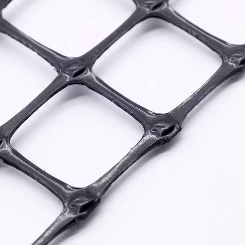 Road Construction Soil Stabilization Retaining Wall PP Biaxial Geogrid