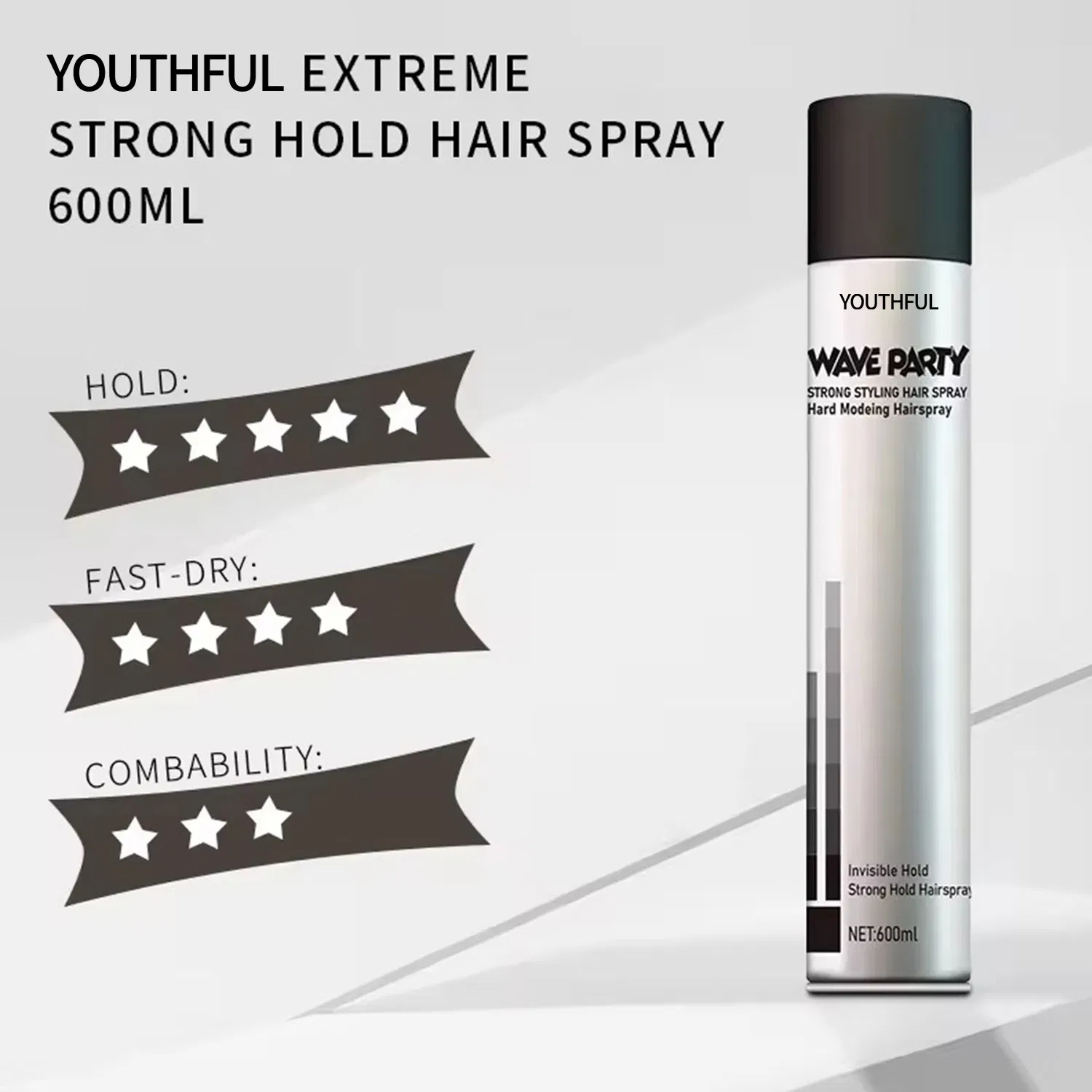 Hot Selling Professional Long Lasting Strong Hold Hair Spray