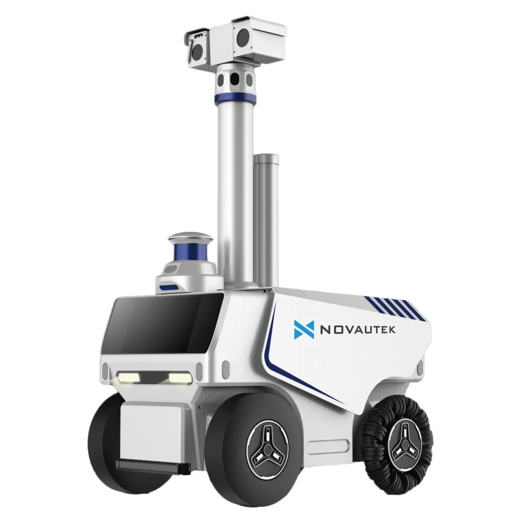 Commercial Grade Outdoor Security Patrol Robot for Factory Warehouse Smart Autonomous Industrial Guard Robot