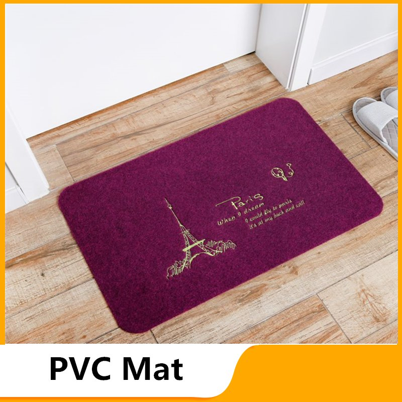 Kitchen Anti-Slip Mats Polyester Velour TPR Backing Door Mats