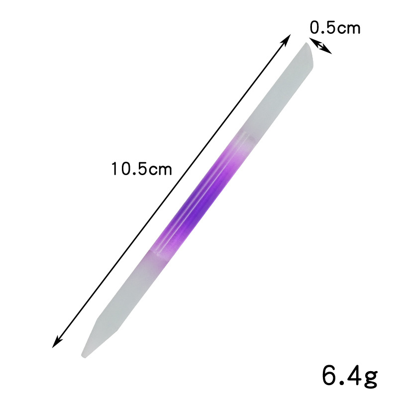 Professional Cuticle Pusher Crystal Nano Glass Nail File Manicure Products Nails Art Tools