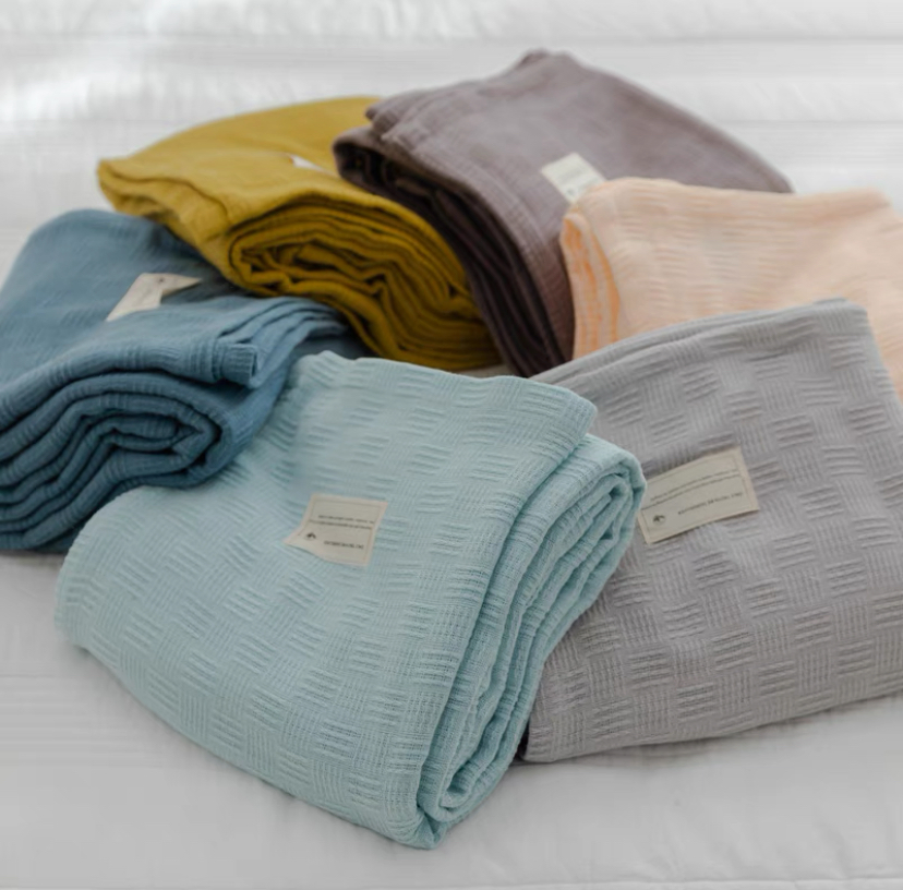 Детское бамбуковое одеяло 4-слойное, дышащее