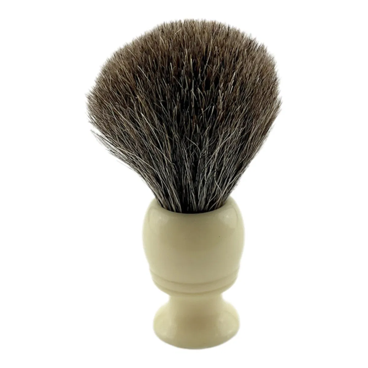 Custom Logo Private Salon Men's Wooden Handle Facial Cleansing Tool Shaving Beard Brush